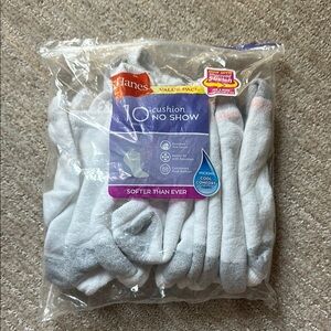 Hanes White Cotton Bath Cloths Soft and Absorbent 9 unused pairs